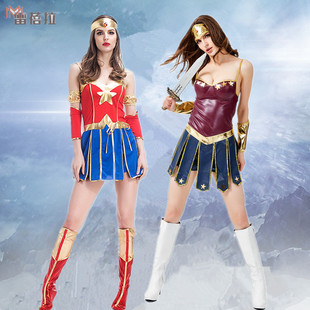 新款神奇女侠服装WonderWoman神力女超人裙cosplay成人表演出衣服
