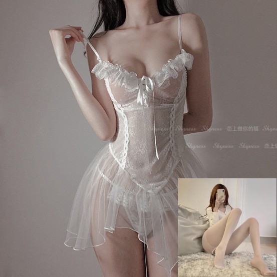 公主风睡衣纯欲连衣裙