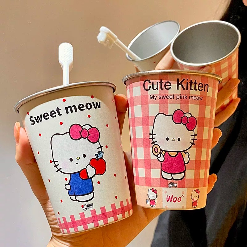 HelloKitty可爱带盖便携洗漱杯