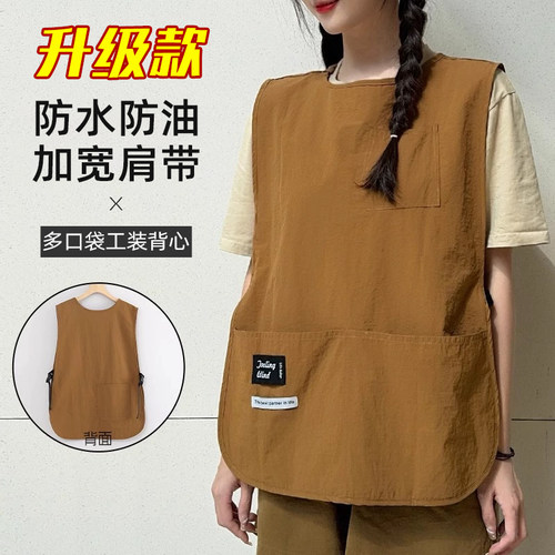 围裙家用透气耐磨可调节围兜