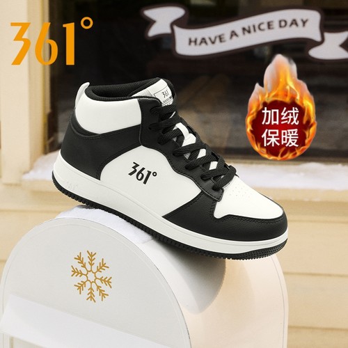 361板鞋运动鞋加绒保暖高帮情侣