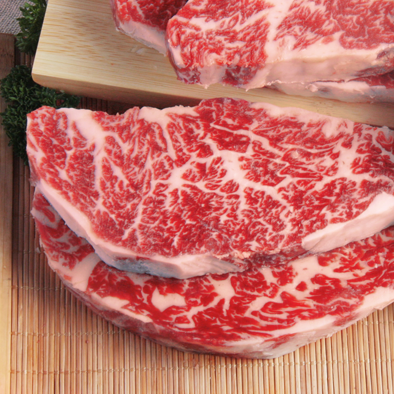 澳洲原切进口和牛m9腹心肉雪花牛排厚切烤肉新鲜烧烤食材