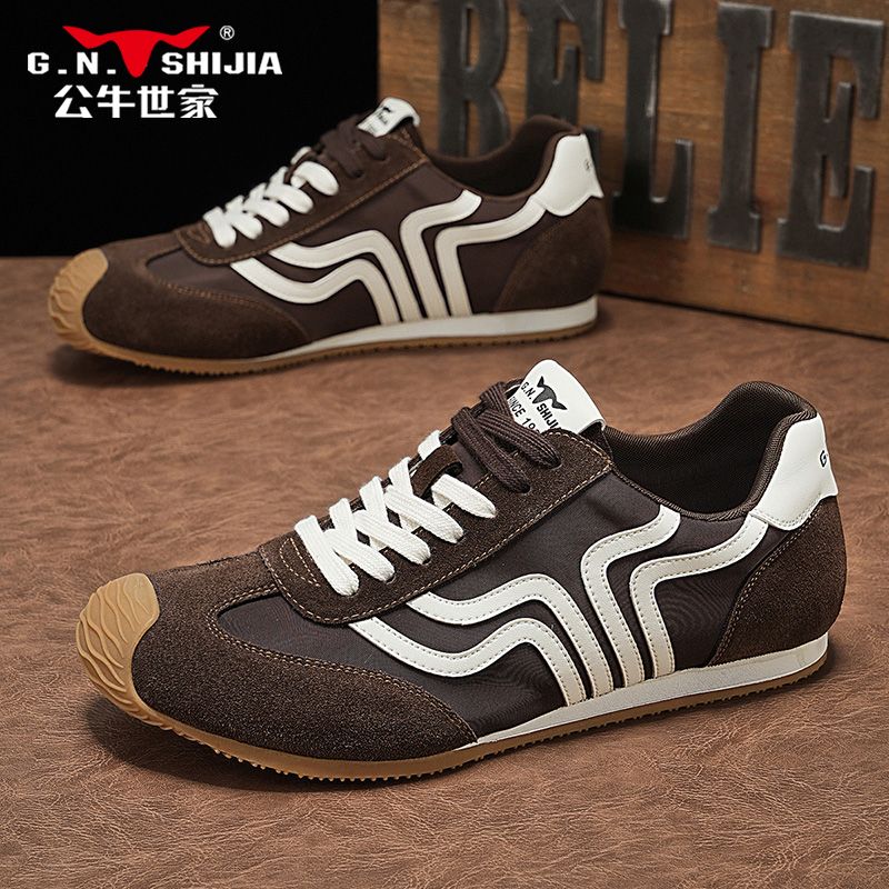 公牛世家男鞋官方男鞋特价正品品牌德训鞋男士百搭运动鞋潮流板鞋
