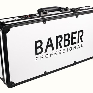 barber发型师美发工具箱油头推剪箱理髲师剪刀收纳盒包密码箱