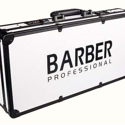 barber发型师美发工具箱油头推剪专用箱理髲师剪刀收纳盒包密码箱