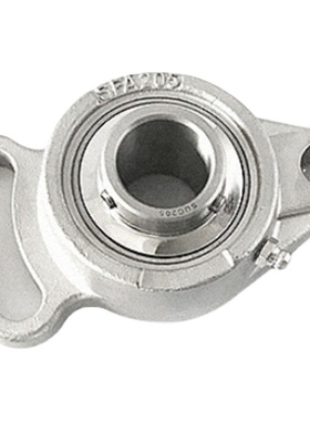 不锈钢外球面轴承可调式菱形带座SUCFA202 203 204 205 SUCFA206