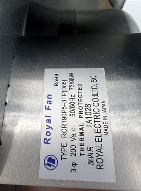 三菱主轴电机散热风扇RT5318-0220W-B30R-S05/KS03/S06/D85/S07S0