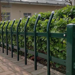 陕西pvc塑钢草坪护栏围栏栅栏户外花园栏杆菜园篱笆绿化带隔离栏