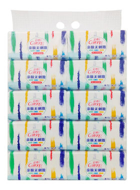 彩桐抽纸巾原生木浆干湿两用450张大包装加量量实惠装