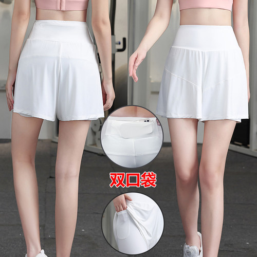 健身房瑜伽服跑步五分短裤