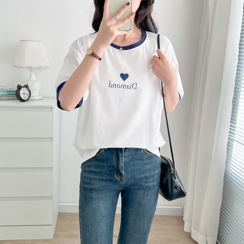 哺乳衣上衣外出短袖T恤辣妈款夏季薄款时尚产后半袖喂奶衣服夏装