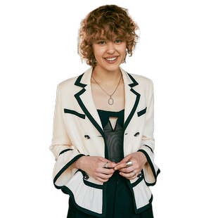 撞色西装外套女2025春季新款职业装轻奢高级感桑蚕丝短款西服正装