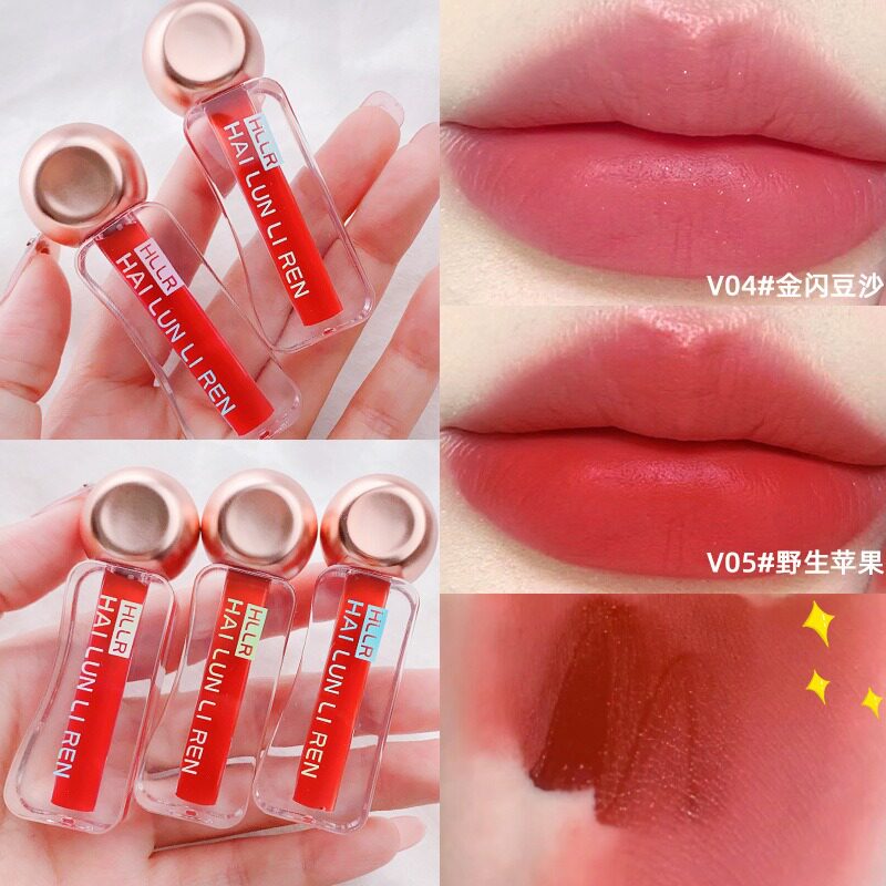 HLLR新款唇釉哑光雾面不易沾杯学