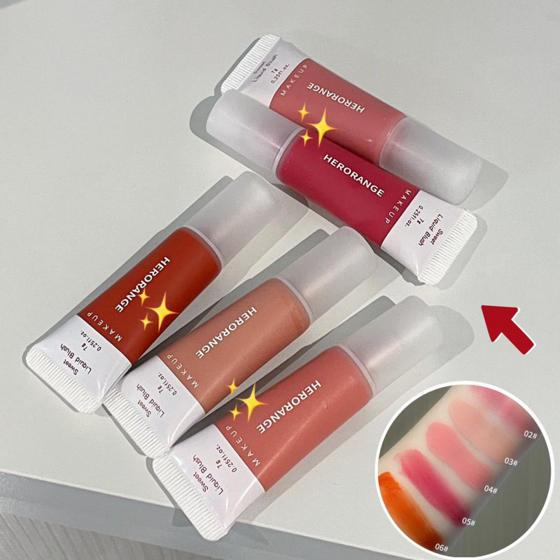 HERORANGE液体腮红单色哑光持妆