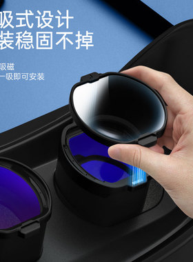 HIBLOKS适用PSVR2近视眼镜非球面树脂防蓝光抗辐射定制镜片磁吸充电线ps5vr2套装充电底座一体机收纳包保护套
