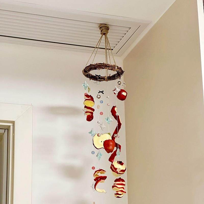 【苹苹安安】苹果风铃装饰摆挂件手工diy礼物乔迁之喜入宅新居家