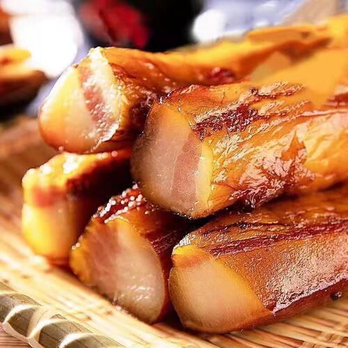 正宗烟熏腊肉川味湘西湘味特产烟熏五花腊肉农家土猪咸腊肉500g