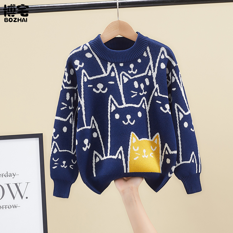 男童毛衣儿童线衣2025中大童春秋