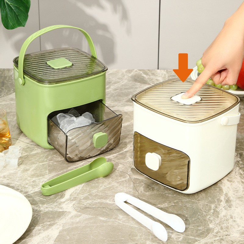家用按压储存冰格包邮冰箱食品级冰块模具大容量储冰制冰盒冻秒出