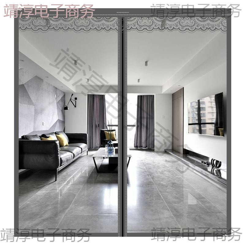 空调门帘大号尺寸特大加大防寒保温隔热保暖透明软塑料免打孔卧室