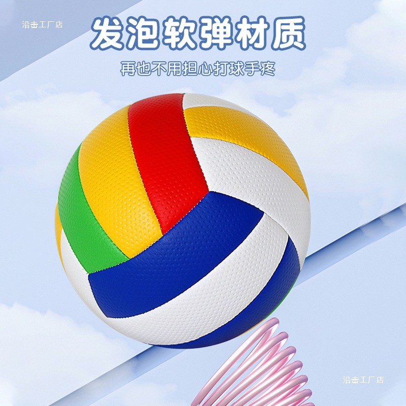 排球中考学生5号初中生4号儿童小学生软排男女训练比赛气排球