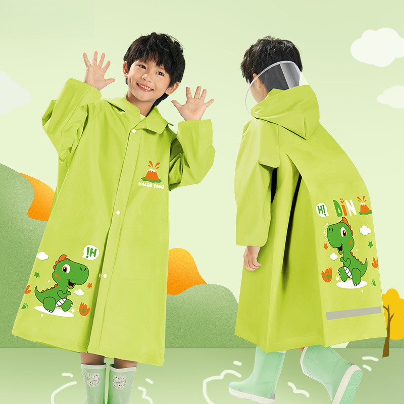 儿童雨衣男童女童新款小孩全身防水男女孩书包位学生上学雨披