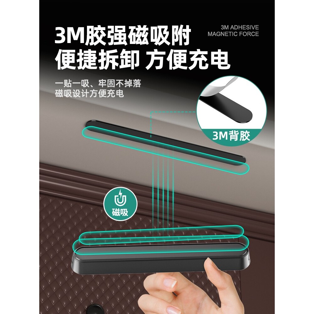 入户门磁吸自动感应灯人来即亮免接线玄关鞋柜充电智能感应灯
