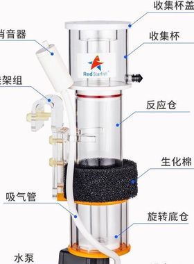 红海星蛋分SQ50 SQ70 SQ90 DC70 DC90 蛋分 海水内置蛋白质分离器