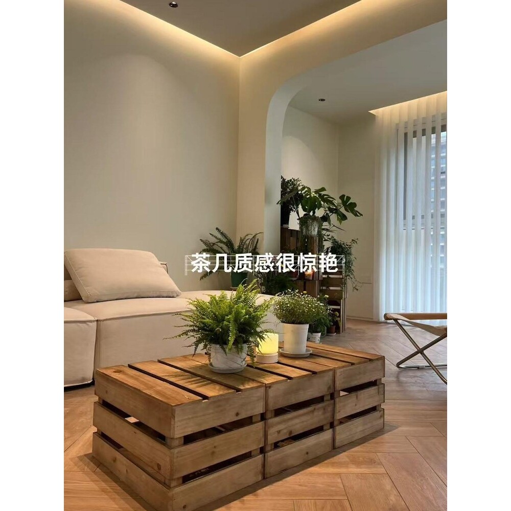 实木红酒框户外大小木箱装饰超市堆头木箱子陈列木框箱水果展示筐
