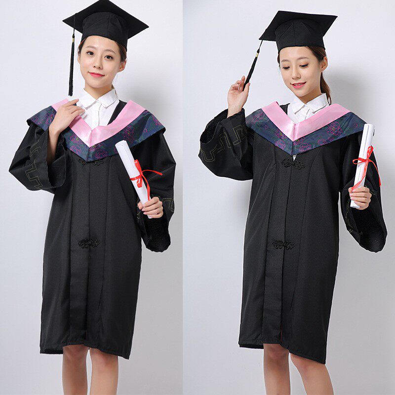 学士服学位服本科毕业文理工农医科大学生毕业礼服培训结课结业服