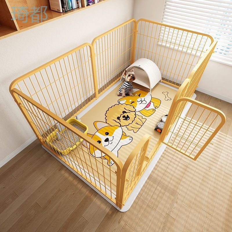 je8狗狗宠物围栏室内家用泰迪中小型犬狗笼子自由组合隔离门