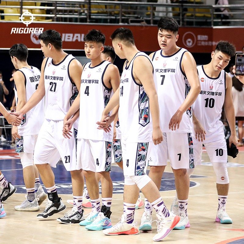 准者中国风国潮系列篮球服数码印队服定制训练比赛大学生运动套装