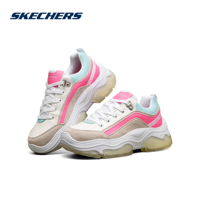 Skechers 斯凯奇 STREET系列 女子复古厚底松糕老爹鞋 155051