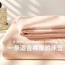 水洗棉床笠单件床罩全包围席梦思床垫保护套防尘罩枕套三件套 日式