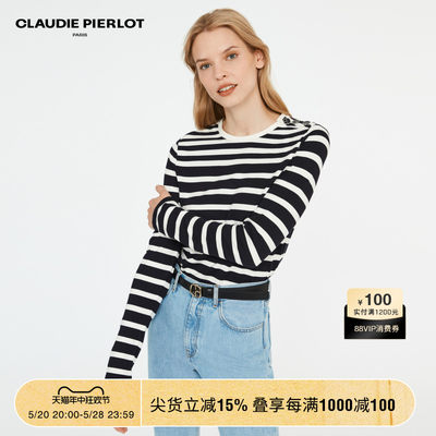 claudiepierlot针织T恤上衣