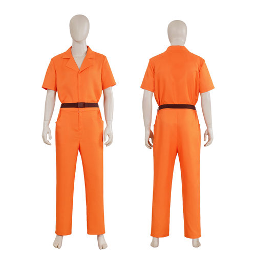 路易吉同款美国囚服男女同款成人COS囚犯服Luigi同款cos服
