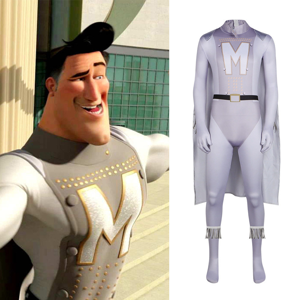 Megamind超级大坏蛋cos服泰特死敌超人城市超人cosplay扮演服