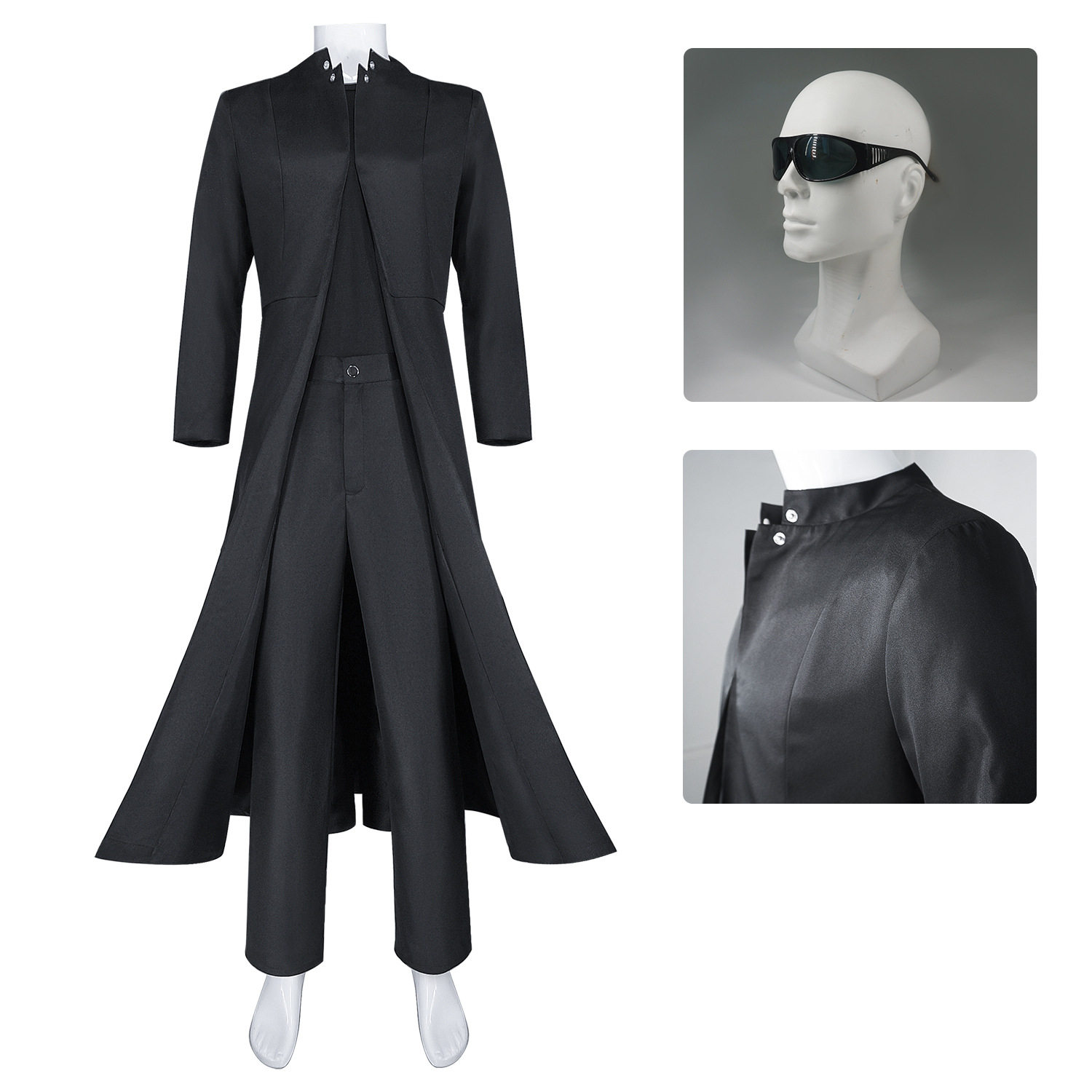 电影黑客帝国4尼奥cosplay服装尼奥风衣cosplay服装大衣源头厂家