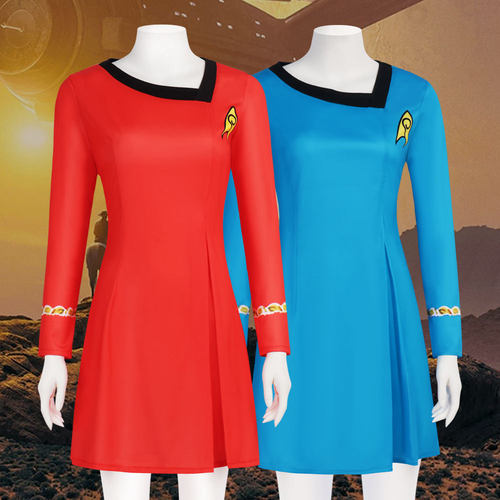 星际迷行系列周边cos服StarTrek原始系列女主角制服cosplay连衣裙