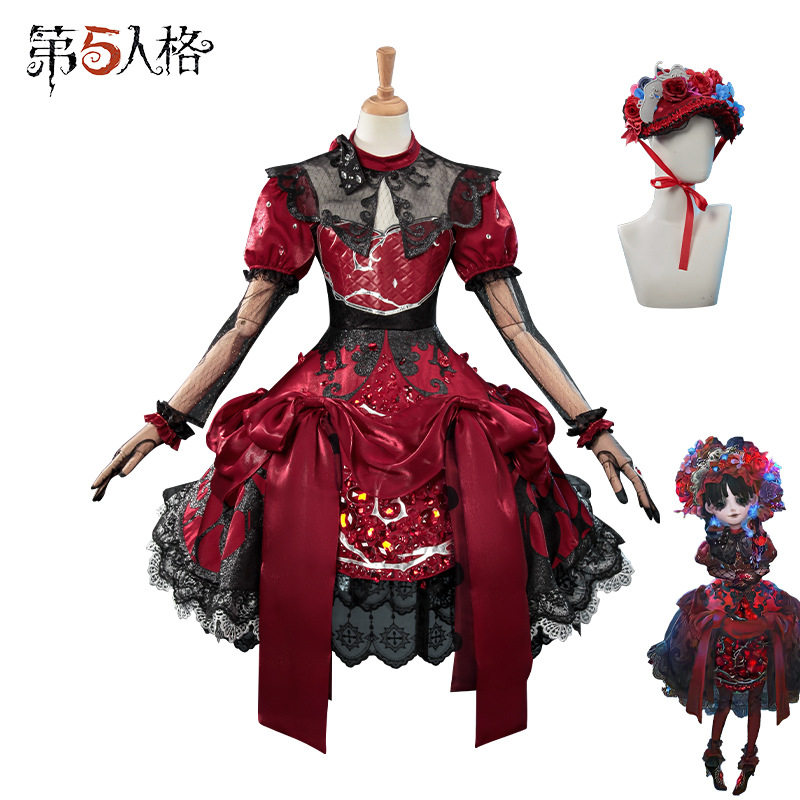 第五人格小女孩石榴碟小姐cos服气象学家茶歇小姐cosplay服装全套图片