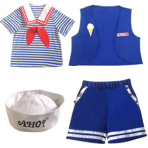 怪奇物语3StrangerThings冰淇淋店员海cosplay服饰