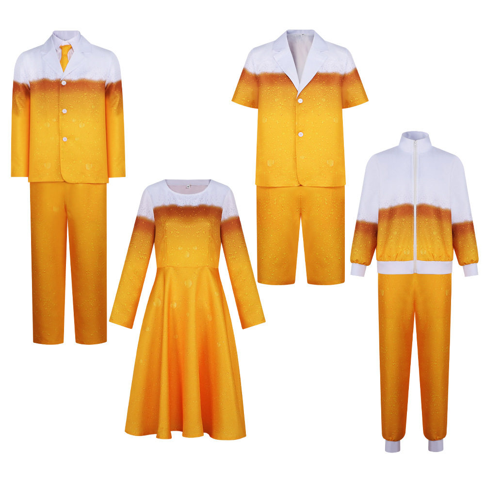 狂欢节啤酒节cos服西装舞台装表演服饰啤酒服万圣节cosplay二次元