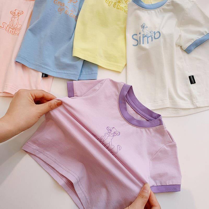 儿童短袖宝宝夏装中小童洋气上衣男童半袖婴儿薄款夏季女童t恤潮