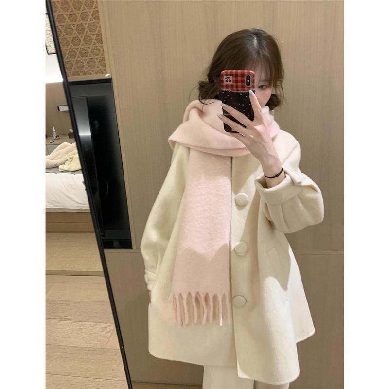 马海毛粉色围巾女冬季韩版百搭显白雪天防寒纯色保暖高级感小围脖,服饰配件/皮带/帽子/围巾,围巾/丝巾/披肩,淘宝优惠券,粉丝福利购,淘宝优惠卷