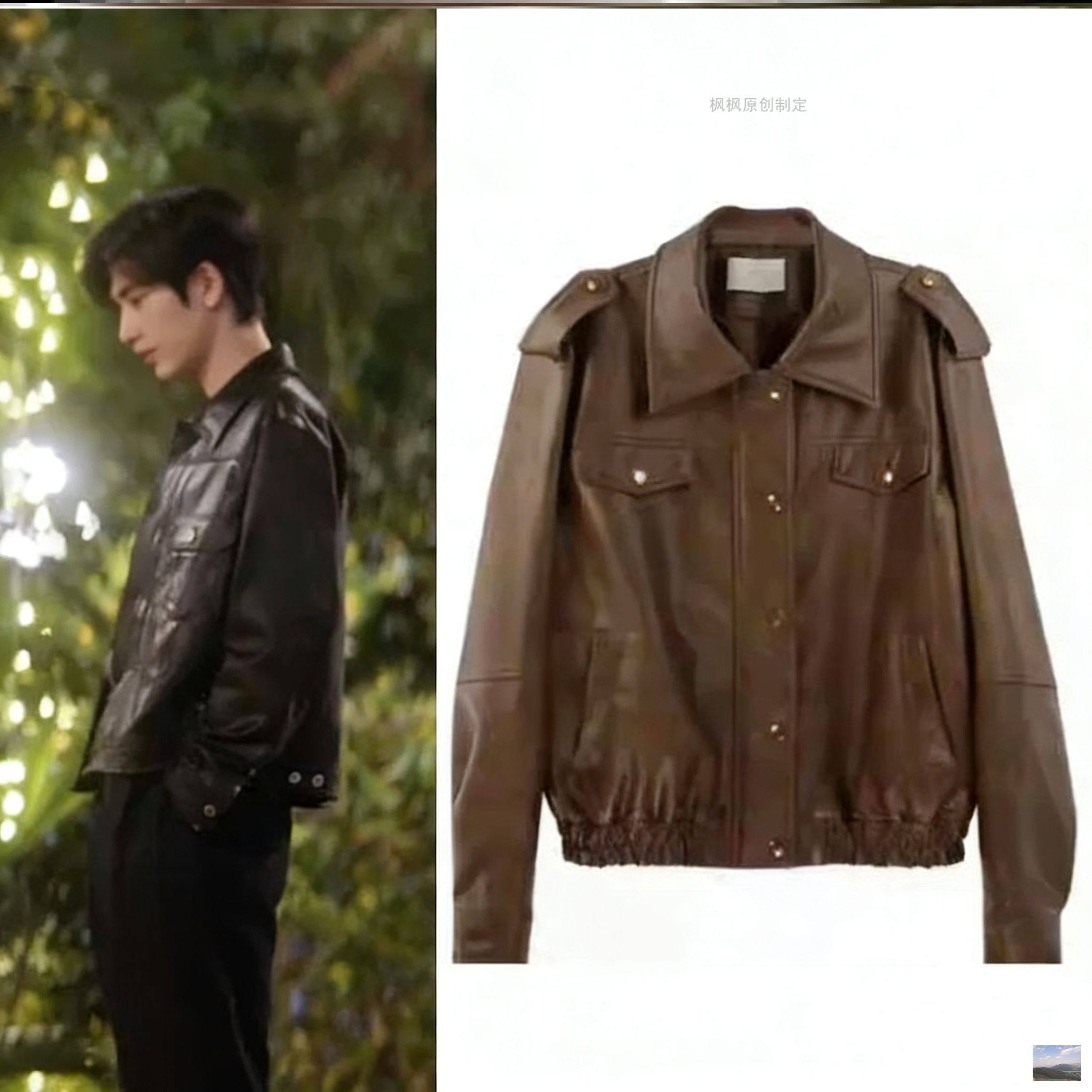 爱你何苏叶张凌赫同款外套皮衣复古街头潮流做旧时尚机车服短夹克,男装,夹克,淘宝优惠券,粉丝福利购,淘宝优惠卷
