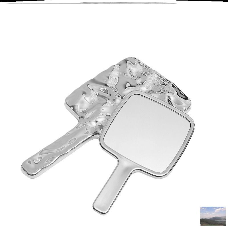 时差一万公里张冉任素汐同款化妆镜手持镜子便携式随身镜小镜子