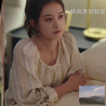 短剧盛夏芬德拉郭宇欣白清枚同款条纹棉纱布舒适三件套睡衣家居服