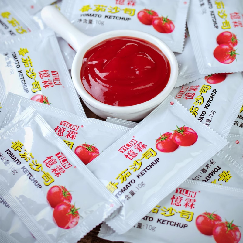 忆霖番茄酱小包装商用儿童薯条酱