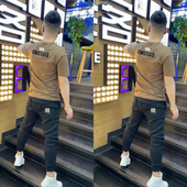 夏季 潮流百搭休闲半袖 简约圆领短袖 时尚 t恤超好看男士 2026年新款