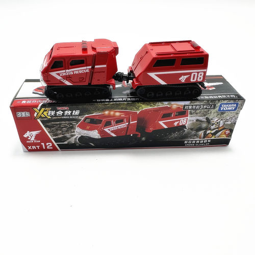 TOMY多美卡tomica合金小汽车玩具模型消防XRT12联合救援越野车